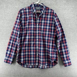 Bonobos Shirt Men Size Large Slim Fit Plaid Long Sleeve